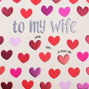 To My Wife Valentine Card