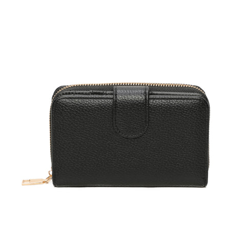 Elegant and compact women’s purse in black