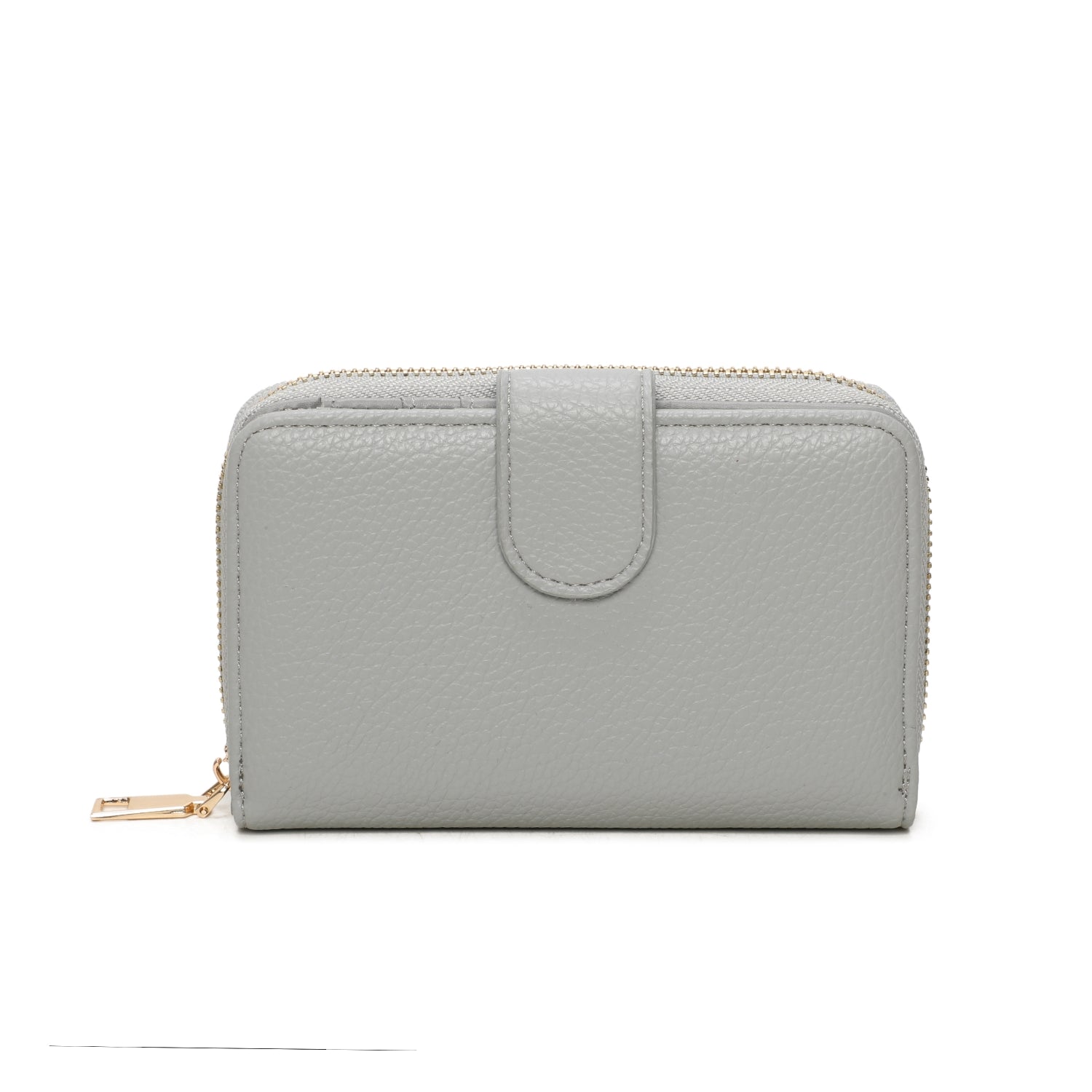 Elegant and compact women’s purse in grey