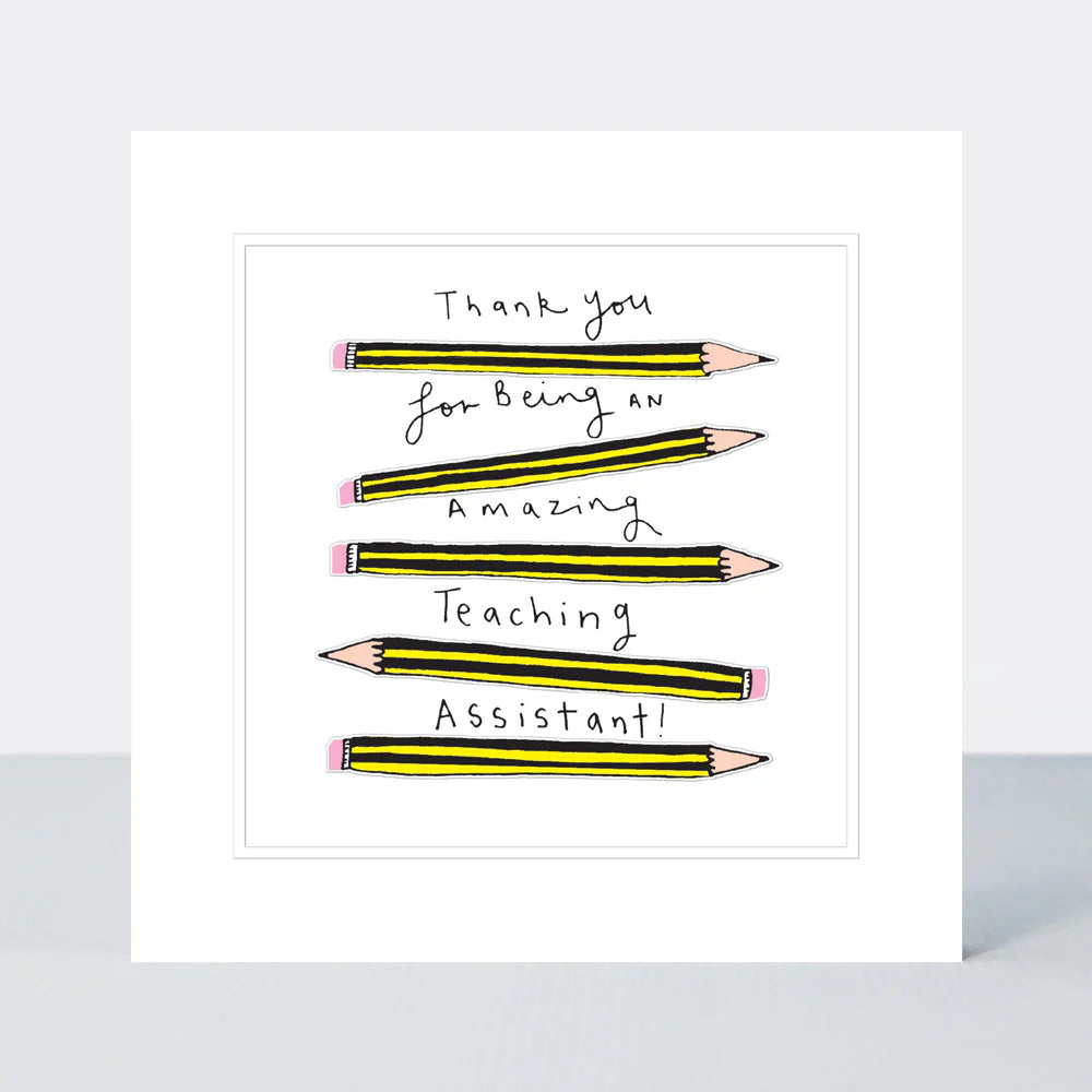 Card – Thank You Teaching Assistant Cards Teacher Rachel Ellen 