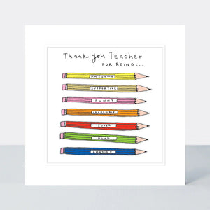 Card – Thank You Teacher Cards Teacher Rachel Ellen 