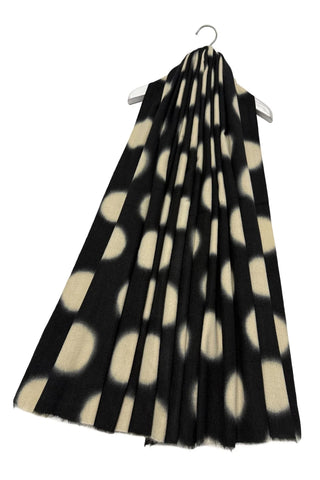 Polka Dot Black Scarf Gift Shop East Kilbride Glasgow