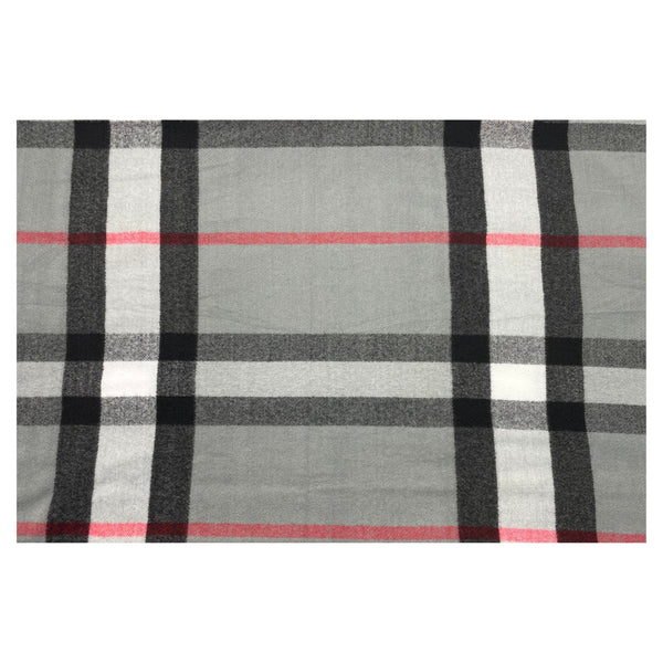 Scarf – Classic Check Grey Scarves Pretty Little Things 