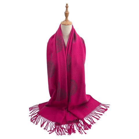 Scarf – Mulberry Tree Fuchsia Scarves Pretty Little Things 