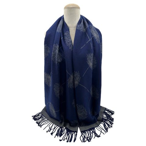 Scarf – Cosy Dandelion Navy Scarves Pretty Little Things 