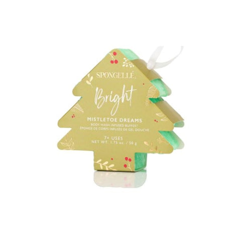 Spongelle Christmas Tree Bright Mistletoe Dreams sponge 
