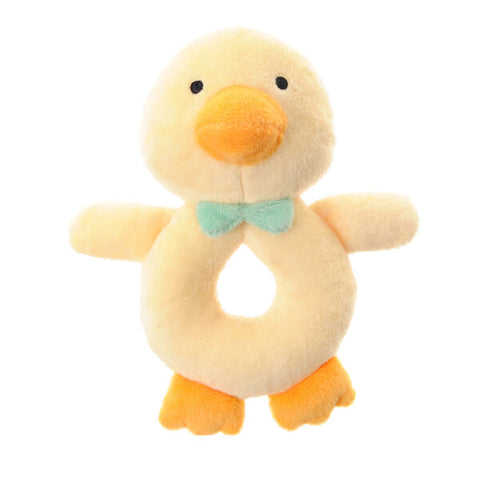 Ziggle Plush Baby Rattle Duck. New Baby Gifts.