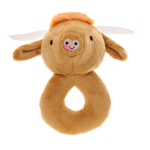 Ziggle Plush Baby Rattle Highland Cow. New Baby Gifts.