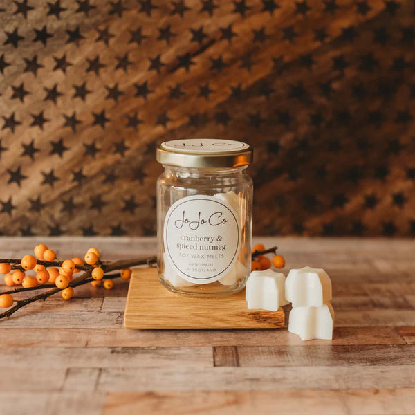 JoJo Co Soy Wax Melts Cranberry & Spiced Nutmeg