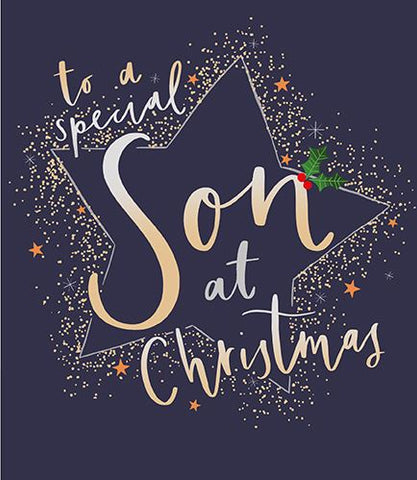 Special Son Christmas Card