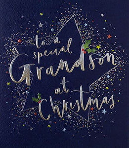 Special Grandson Christmas Card