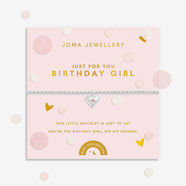 Joma Kids Just For You Birthday Girl Bracelet East Kilbride Gift Shop