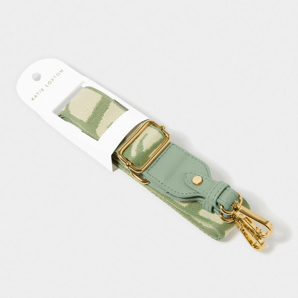 Katie Loxton Abstract Canvas Bag Strap – Seafoam Green Katie Loxton Handbags Katie Loxton 