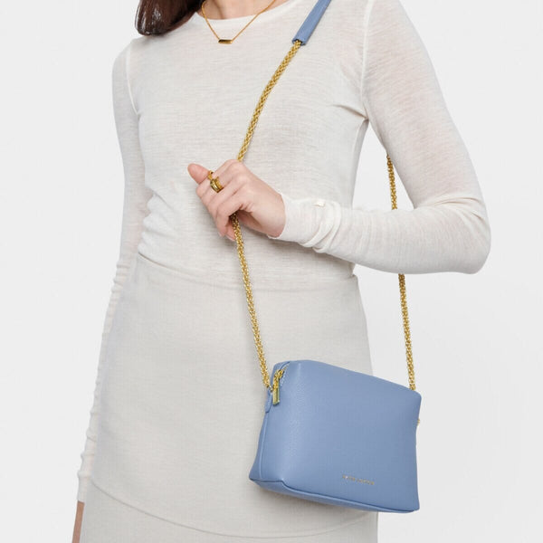 Blue crossbody bag