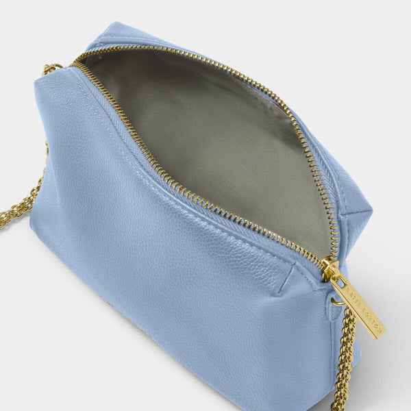 Blue crossbody bag