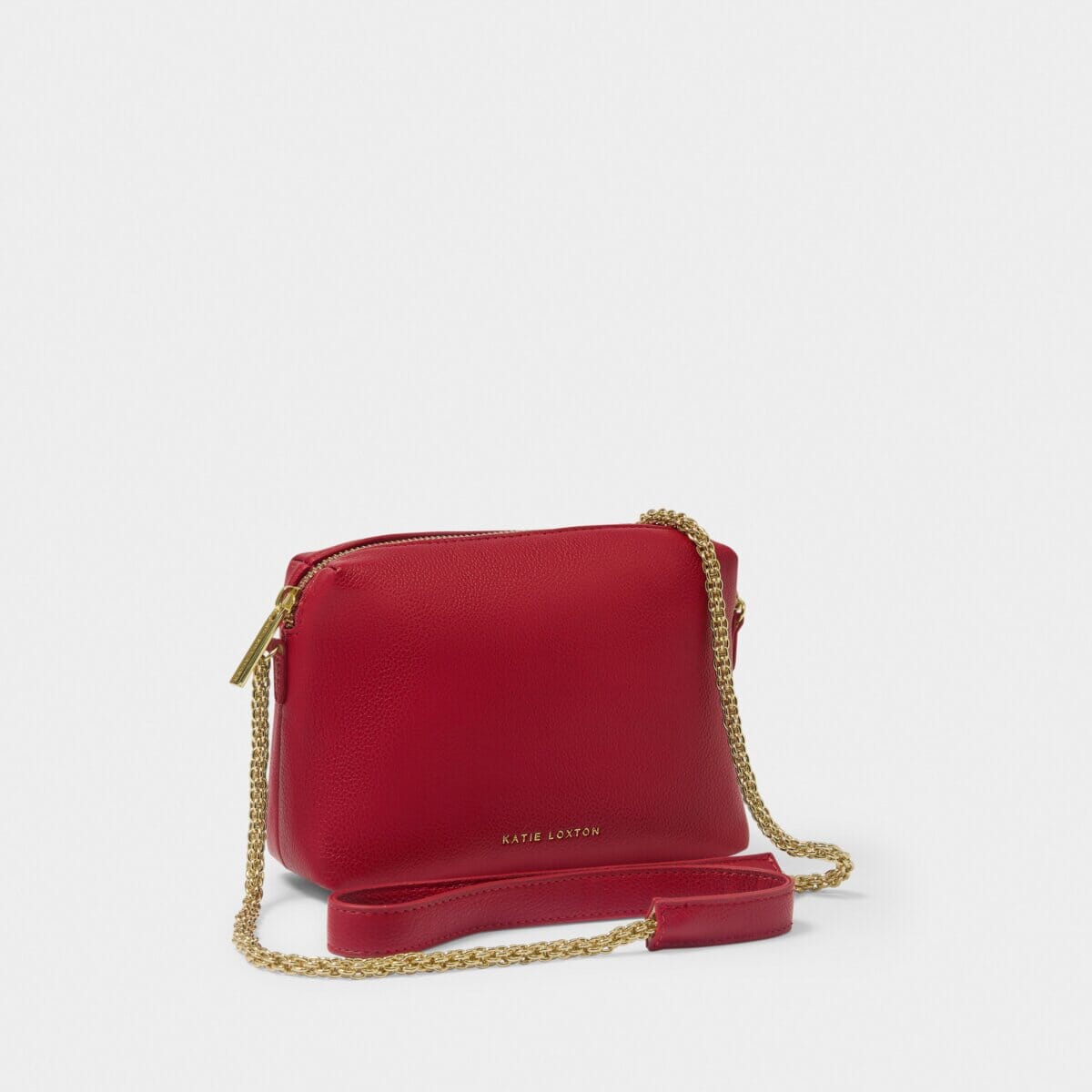 Red designer crossbody bag