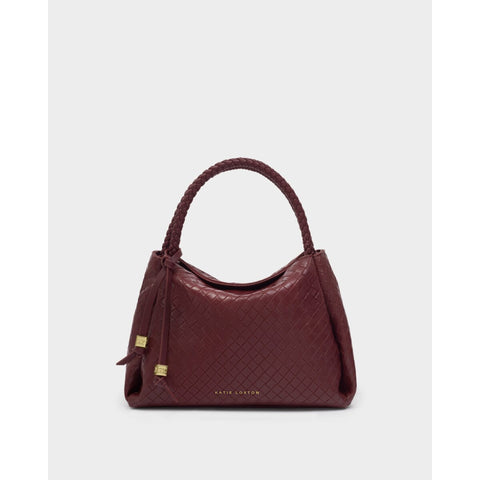 Katie Loxton Nova Woven Texture Top Handle Bag