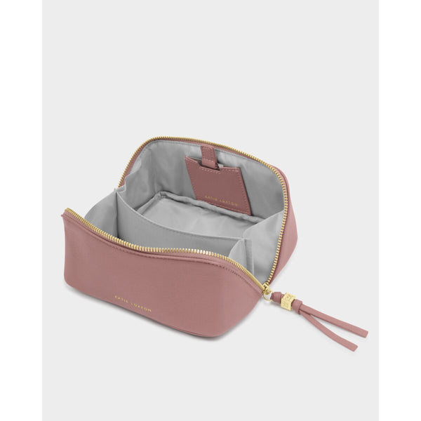 Katie Loxton Fold-Out Mirror Makeup Bag Deep Rose East Kilbride