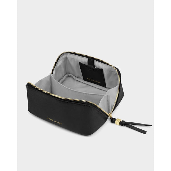 Katie Loxton Fold-Out Mirror Makeup Bag Black East Kilbride