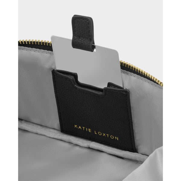 Katie Loxton Fold-Out Mirror Makeup Bag Black East Kilbride