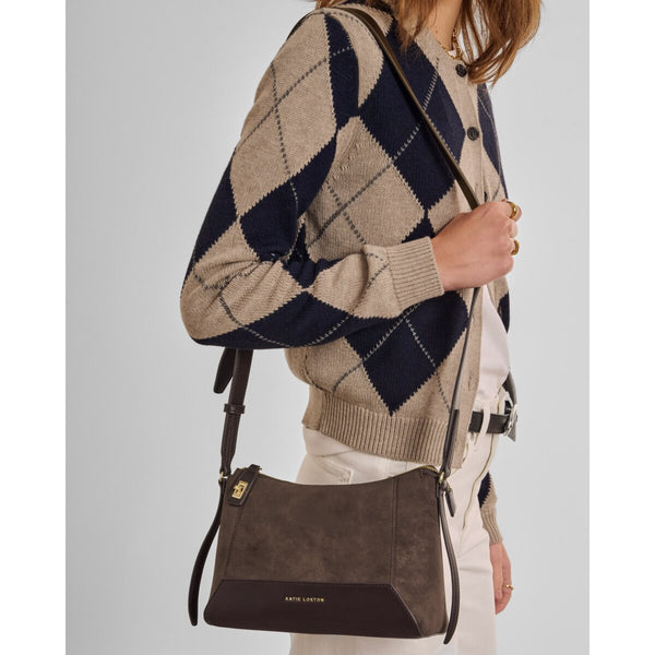 Charlbury Suedette Crossbody Bag Katie Loxton East Kilbride