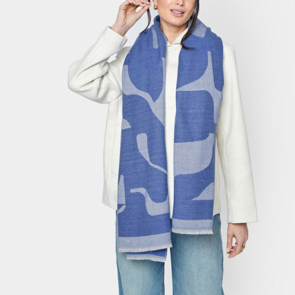 Blue Blanket Scarf