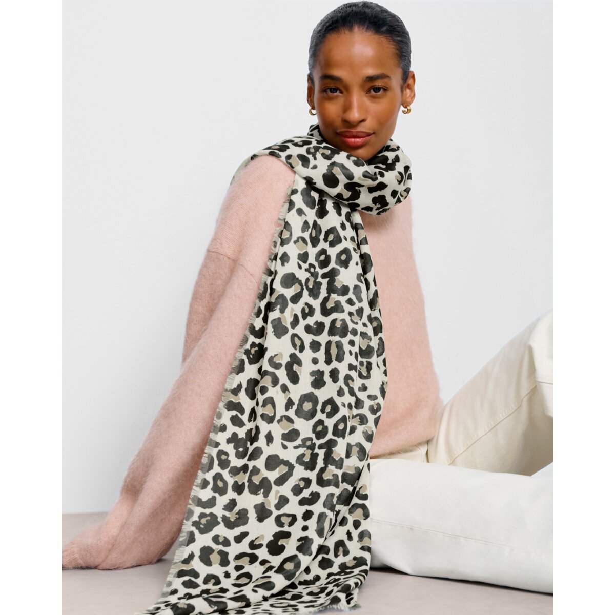 Katie Loxton Leopard Scarf
