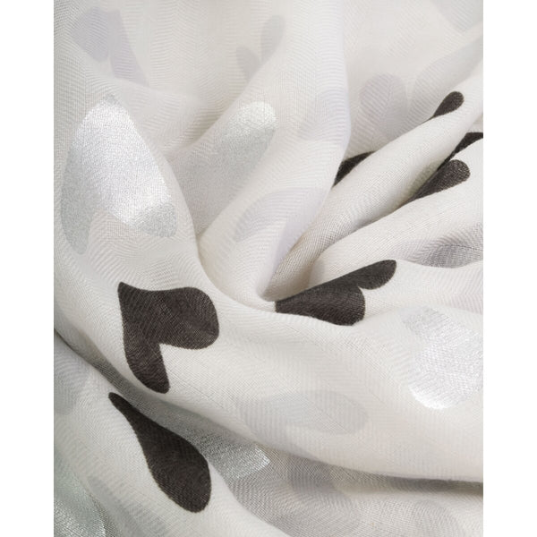 Katie Loxton Abstract Heart Foil Scarf