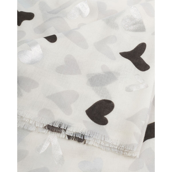 Katie Loxton Abstract Heart Foil Scarf