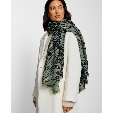 Katie Loxton Abstract Animal Foil Scarf