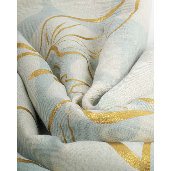 Katie Loxton Floral Line Foil Scarf East Kilbride