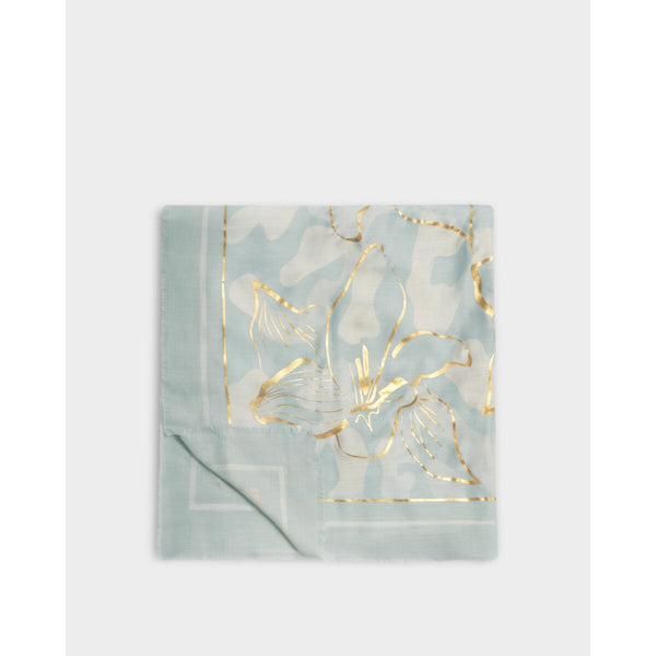 Katie Loxton Floral Line Foil Scarf East Kilbride