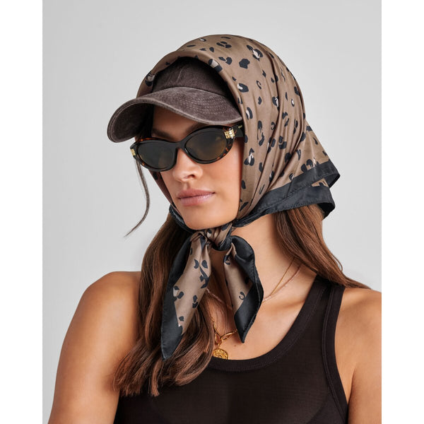 Katie Loxton Leopard Satin Multiway Scarf East Kilbride
