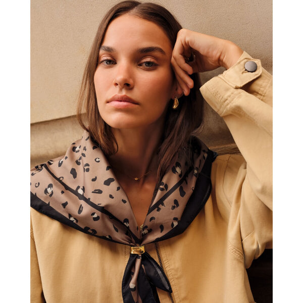 Katie Loxton Leopard Satin Multiway Scarf East Kilbride