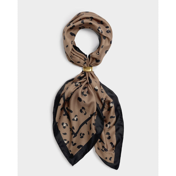Katie Loxton Leopard Satin Multiway Scarf East Kilbride