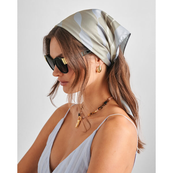 Katie Loxton Stripe Satin Multiway Scarf East Kilbride