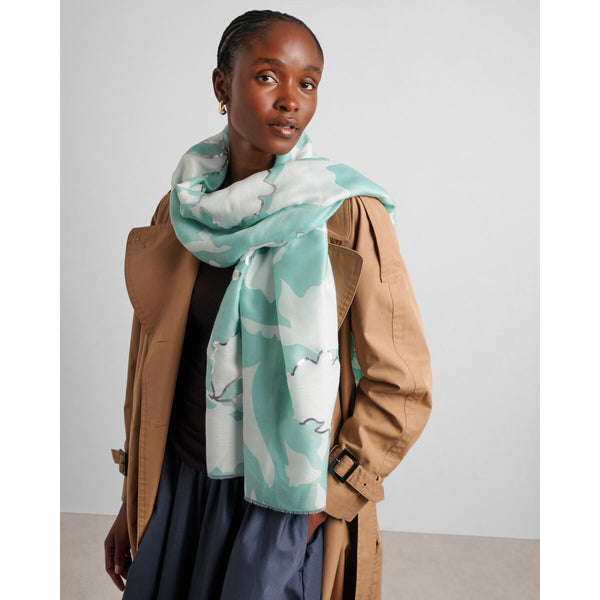Katie Loxton Floral Foil Scarf East Kilbride