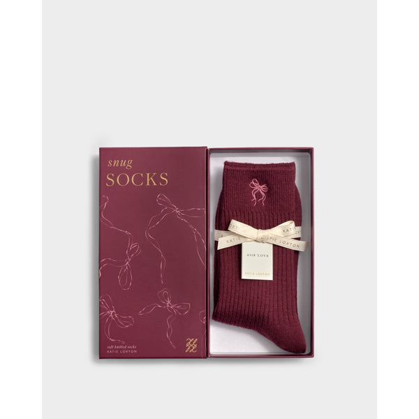Katie Loxton socks in a gift box