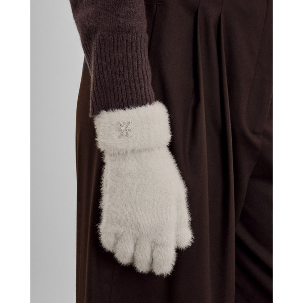 Katie Loxton grey knit gloves in a gift box East Kilbride 