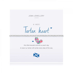 Joma A Little - Wee Tartan Heart (Pink)