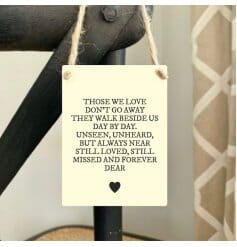 Mini Sign - Those We Love Keepsakes Pretty Little Things 