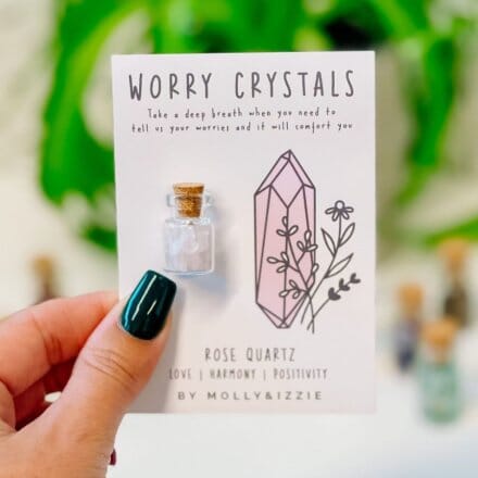 Worry Crystals - Rose Quartz Keepsakes Pretty Little Things 
