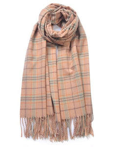 Scarf - Fine Check Pink Scarves Pretty Little Things 