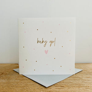 Card - Baby Girl Cards Baby Megan Claire 