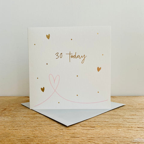 Card - 30 Today Cards Birthday Ages Megan Claire 