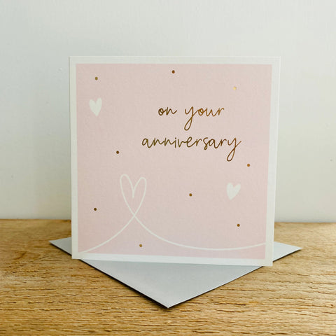 Card - On Your Anniversary Cards Anniversary Megan Claire 