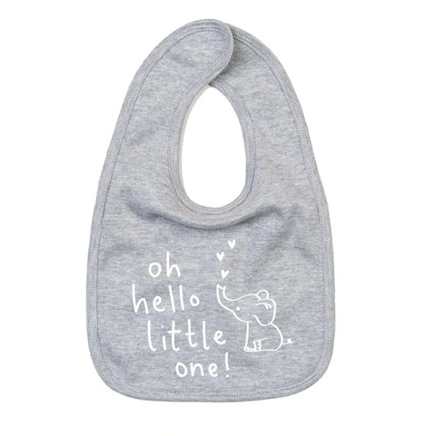 Baby Bib – Little One Grey Baby Pretty Little Things 