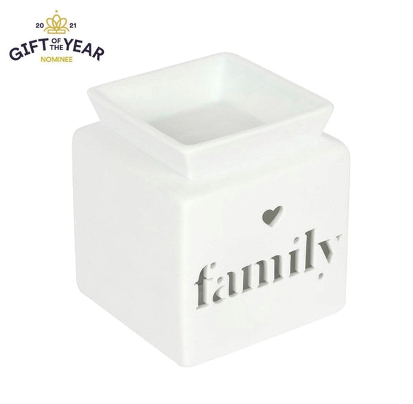 Wax Melt & Oil Burner - Family White Burners & Accessories Pretty Little Things 