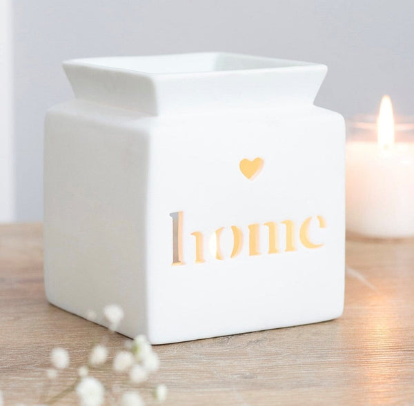 Wax Melt & Oil Burner - Home White