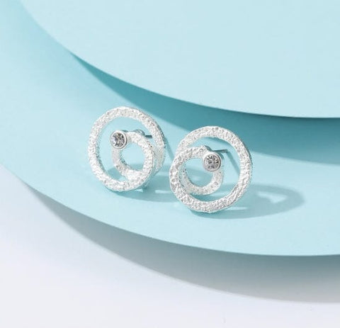 Earrings – Sparkle Swirl Silver Earrings Pretty Little Things 
